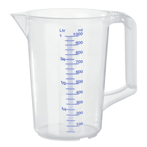 caraffa graduata trasparente 1lt