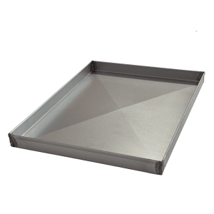 Teglia lamiera alluminata doppia diagonale 30x40x3